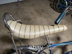 Rare Vintage 1968 Schwinn Sting-Ray Fastback Bicycle Muscle Shifter Bike Blue