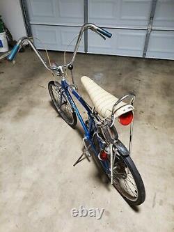 Rare Vintage 1968 Schwinn Sting-Ray Fastback Bicycle Muscle Shifter Bike Blue