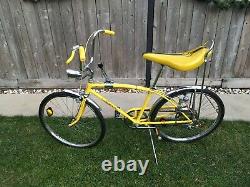 Rare Vintage 1971 Schwinn 24 Manta Ray 5 Speed Stik Shift Disc Restored Seat