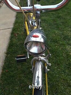 Rare Vintage 1971 Schwinn 24 Manta Ray 5 Speed Stik Shift Disc Restored Seat