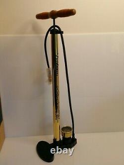 Rare Vintage 1995 Schwinn Typhoon Bicycle Tire Pump 100th Anniversary Gold USA