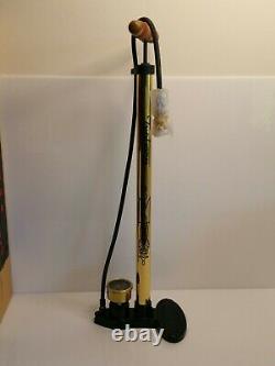 Rare Vintage 1995 Schwinn Typhoon Bicycle Tire Pump 100th Anniversary Gold USA