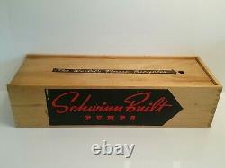 Rare Vintage 1995 Schwinn Typhoon Bicycle Tire Pump 100th Anniversary Gold USA