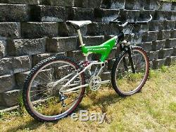 Rare Vintage 1999 Schwinn S-30 Carbon Mountain Bike MTB Green 17 Homegrown