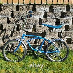 Rare Vintage August 1977 Schwinn Sting-Ray 5 Speed Sky Blue 20 Boys J38-9 USA