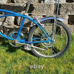 Rare Vintage August 1977 Schwinn Sting-Ray 5 Speed Sky Blue 20 Boys J38-9 USA