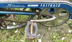 Rare Vintage Classic Schwinn Stingray Fastback 5 Speed Kickback Bicycle Bike