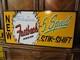 Rare Vintage Large Schwinn Bicycle Advertising Heavy Porcelain Metal Sign