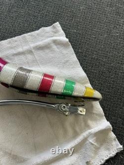 Rare Vintage Nos Schwinn Persons Lifesaver Banana Seat With Sissy Bar
