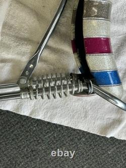 Rare Vintage Nos Schwinn Persons Lifesaver Banana Seat With Sissy Bar