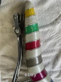 Rare Vintage Nos Schwinn Persons Lifesaver Banana Seat With Sissy Bar