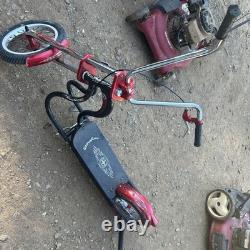 Rare Vintage Red Schwinn Stingray push Scooter Chopper Tires Decals Forks