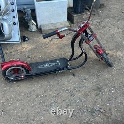 Rare Vintage Red Schwinn Stingray push Scooter Chopper Tires Decals Forks