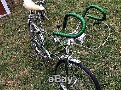 Rare Vintage Schwinn 1968 Ramshorn Fastback Bicycle Campus Green excellent