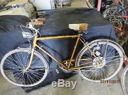 Rare Vintage Schwinn Collegiate 5 speed bicycle 1960's Coppertone all original