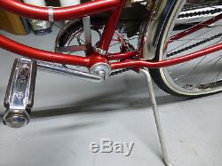 Rare vintage 1959 Schwinn Fair Lady 3 Speed bicycle All original Radiant red