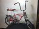 Red Schwinn Stingray Apple Krate Bicycle Vintage With Banana Seat & Slicks