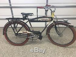 SCHWINN 1940 MOTORBIKE PACKARD Bicycle -Antique Vintage