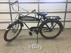 SCHWINN 1940 MOTORBIKE PACKARD Bicycle -Antique Vintage