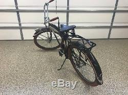 SCHWINN 1940 MOTORBIKE PACKARD Bicycle -Antique Vintage