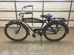 SCHWINN 1940 MOTORBIKE PACKARD Bicycle -Antique Vintage