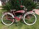 Schwinn 1953 Nice Original Paint Red Phantom Vintage Bicycle Elgin Columbia 50s