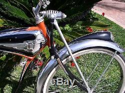 SCHWINN 1955 26 BLACK PHANTOM VINTAGE BICYCLE PANTHER COLUMBIA ELGIN 50's BIKE