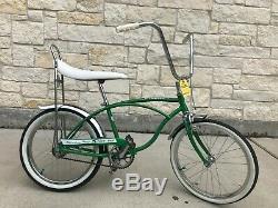 SCHWINN 1965 STING RAY DELUXE LIME GREEN Bicycle Antique Vintage