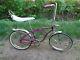 Schwinn 1965 Violet Super Deluxe Sting-ray Bicycle-vintage Bikeoriginal May 65
