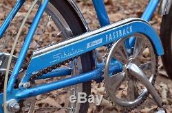 SCHWINN 1966 FASTBACK 5 speed Sting-ray Bicycle-Vintage BikeOrig 66 SKY BLUE