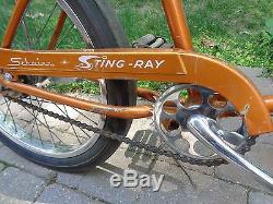 SCHWINN 1967 COPPERTONE STING-RAY Bicycle -Vintage Bike- Original 2 speed