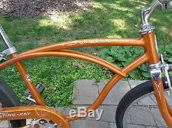 SCHWINN 1967 COPPERTONE STING-RAY Bicycle -Vintage Bike- Original 2 speed