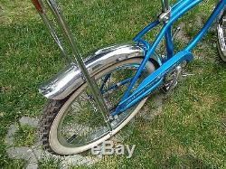 SCHWINN 1967 SKY BLUE DELUXE STING-RAY Bicycle -Vintage Bike Original
