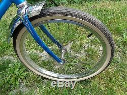 SCHWINN 1967 SKY BLUE DELUXE STING-RAY Bicycle -Vintage Bike Original