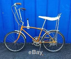 SCHWINN 1968 Fastback Sting-Ray 5 speed Bicycle-Vintage Bike Coppertone Stingray
