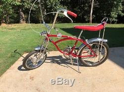 SCHWINN 1968 Red APPLE KRATE Bicycle -Antique Vintage