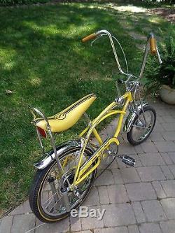 SCHWINN 1969 LEMON PEELER KRATE Sting-ray Bicycle -Vintage Bike- Ready for Show