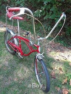 SCHWINN 1969 Sting-ray DeLuxe 3 speed Bicycle -Vintage Bike Original 69