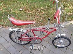 SCHWINN 1971 APPLE KRATE 5 speed Sting-ray Bicycle-Vintage BikeOriginal 71