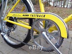 SCHWINN 1971 FASTBACK 5 speed Sting-ray Bicycle-Vintage BikeOriginal 71LEMON