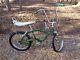 Schwinn 1971 Sting-ray 3 Speed Bicycle-vintage Bikeoriginal 71campus Green