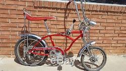 SCHWINN 1973 APPLE KRATE 5 speed Sting-ray Bicycle-Vintage Bike