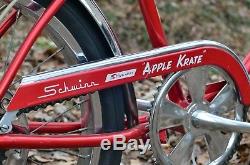 SCHWINN 1973 APPLE KRATE 5 speed Sting-ray Bicycle-Vintage BikeOriginal 73