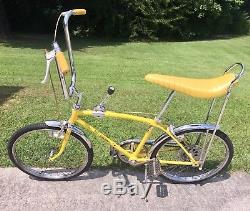 SCHWINN 1973 FASTBACK 5 speed Sting-Ray Bicycle Vintage Bike Original LEMON