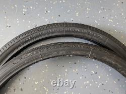 SCHWINN 20 x 1-3/8 NEW OLD STOCK FASTBACK TIRE SET Front & Slik Vintage