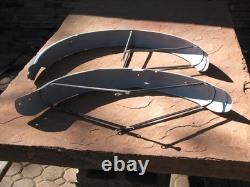 SCHWINN BICYCLE VINTAGE FENDERS 3 1/2 WIDE, FOR 26 BIKE, 1940's /50's / 60's