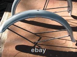 SCHWINN BICYCLE VINTAGE FENDERS 3 1/2 WIDE, FOR 26 BIKE, 1940's /50's / 60's