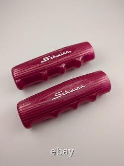 SCHWINN BICYCLE VINTAGE NOS VIOLET JELLO HAND GRIPS 1960's ORIG