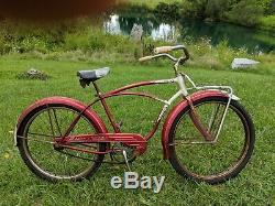 SCHWINN BICYCLE VINTAGE Newsboy Special FEB 1960 CRUISER USA WASP Beauty