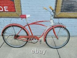 SCHWINN FLYING STAR VINTAGE BICYCLE S7 2 speed bendix